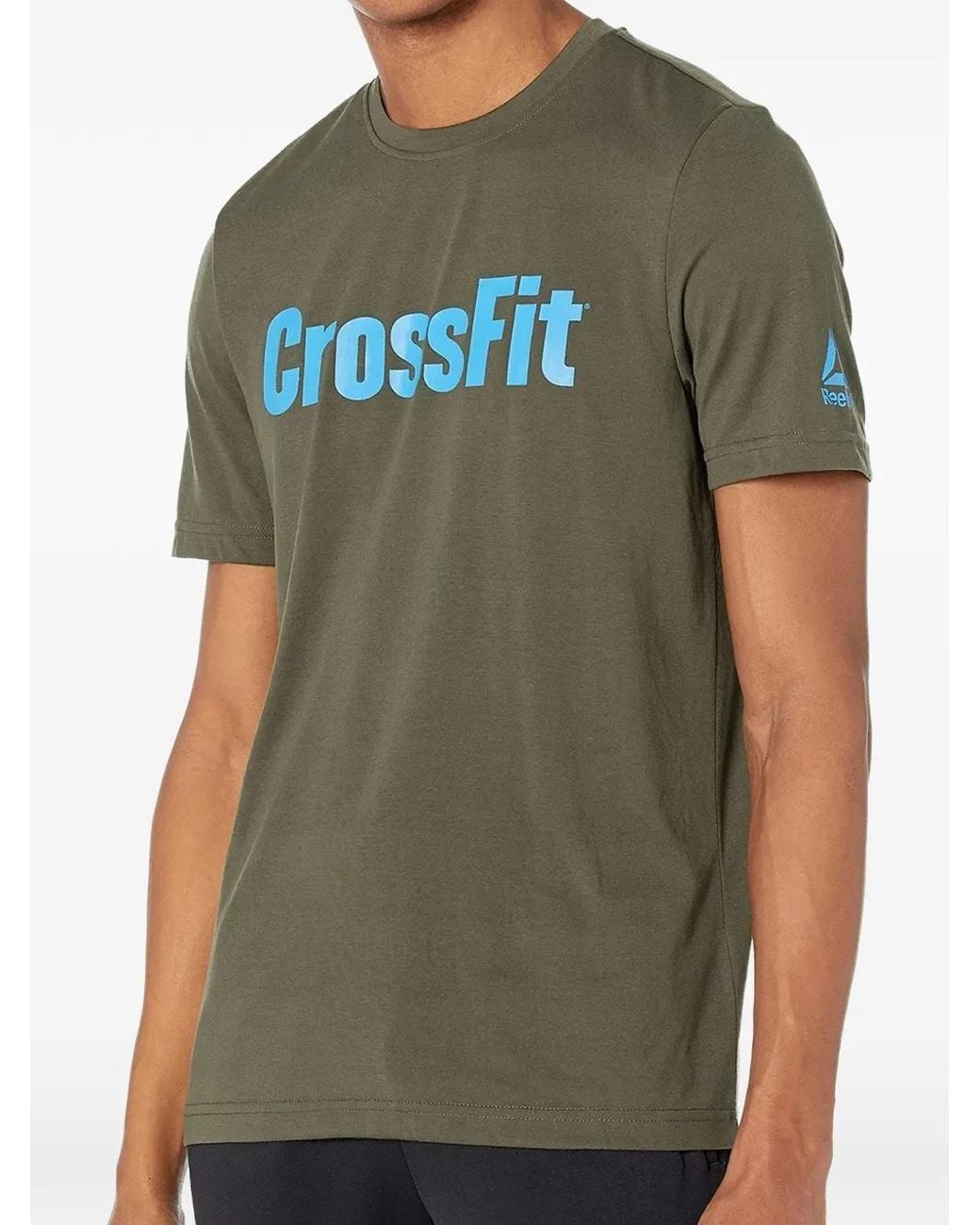 Reebok Green Crossfit T-Shirt for men