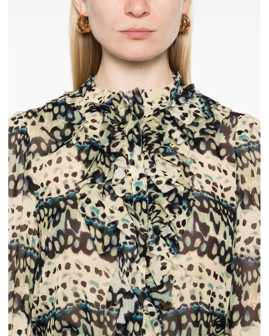 Ulla Johnson Green Clio Blouse