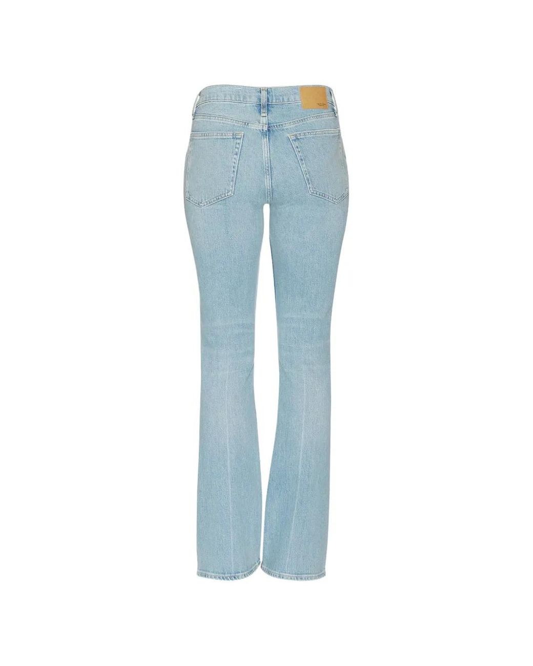 Rag & Bone Blue Peyton Bootcut Jeans for men