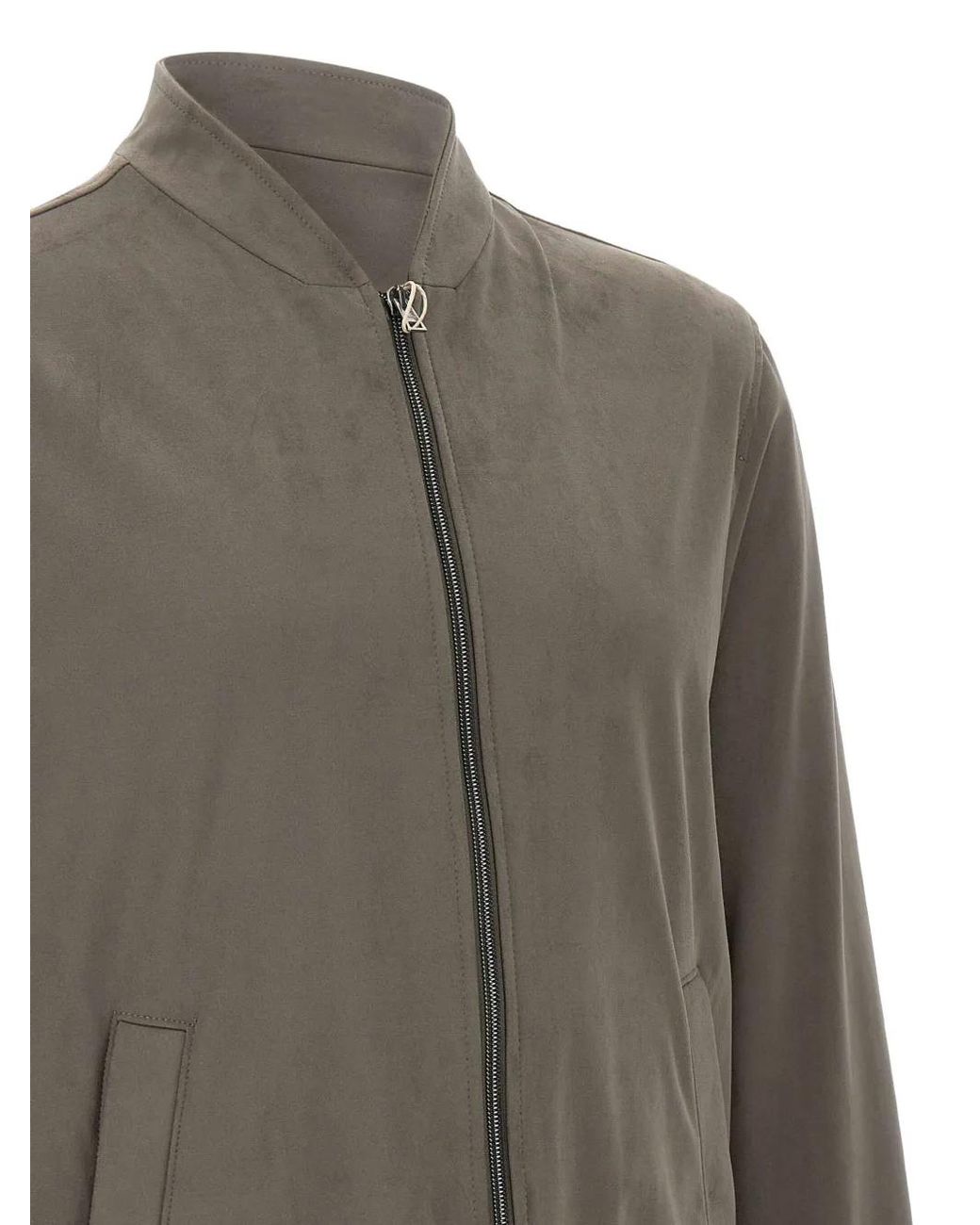 Bomber Con Zip di Herno in Gray da Uomo