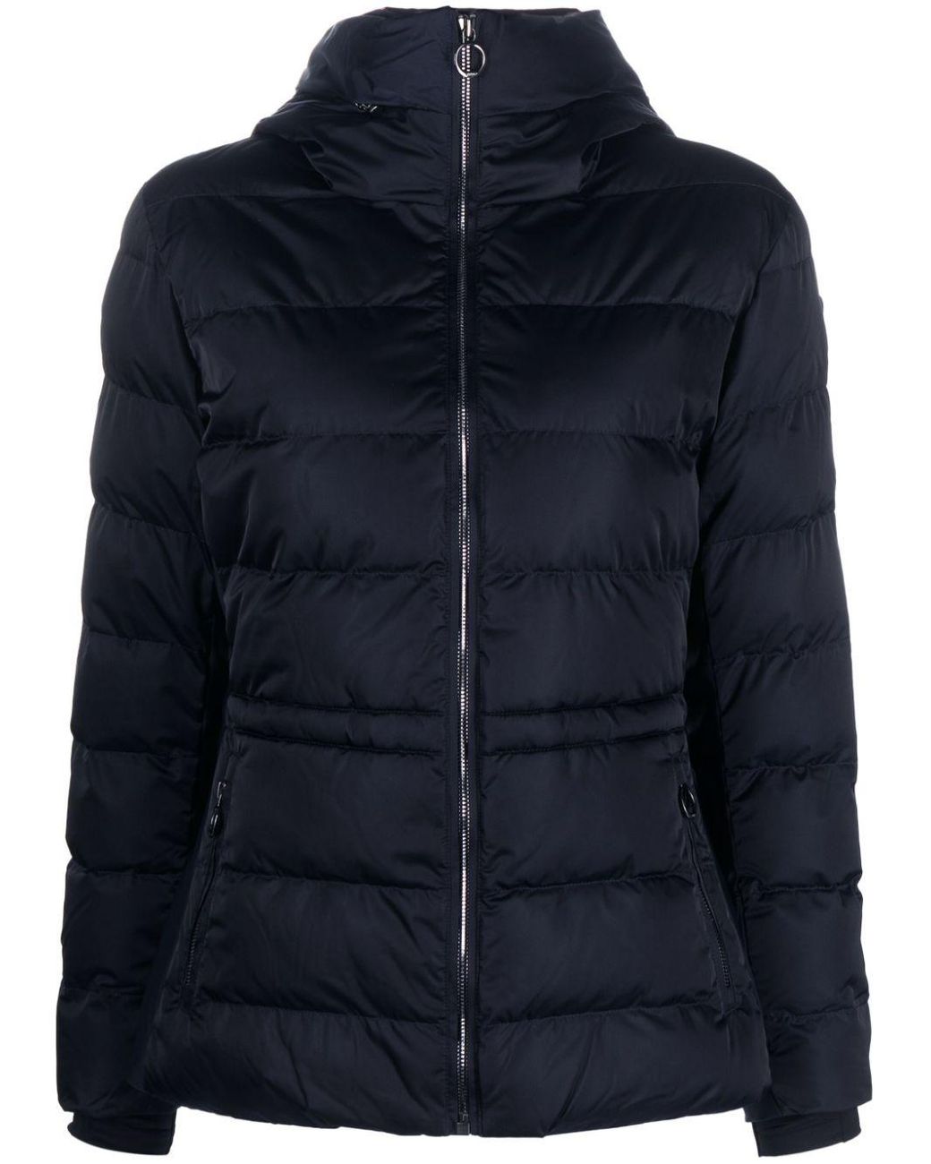 Fusalp Hooded Quilted Puffer Jacket in Blue | Lyst UK