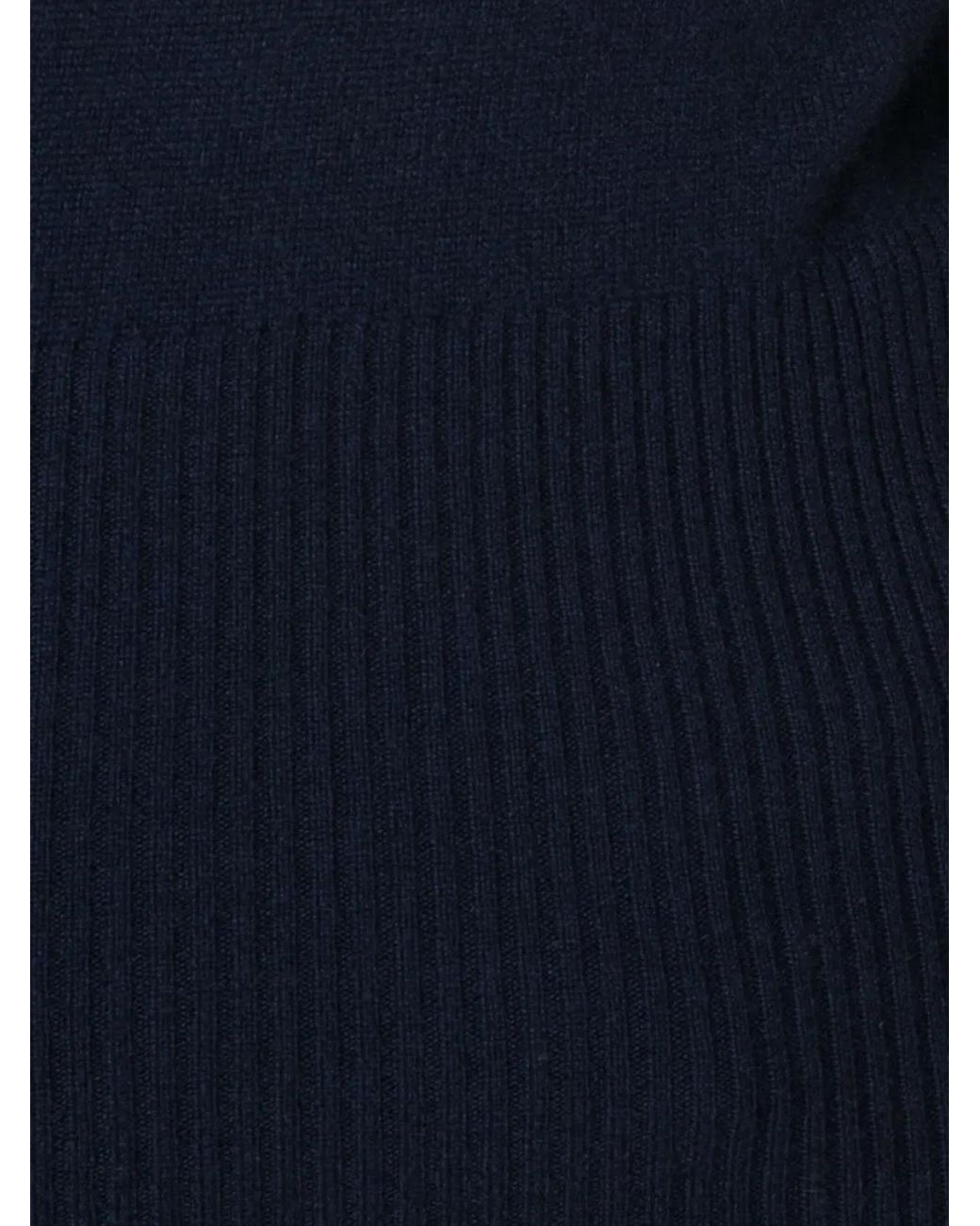 Thom Browne Blue Striped Sleeve Sweater