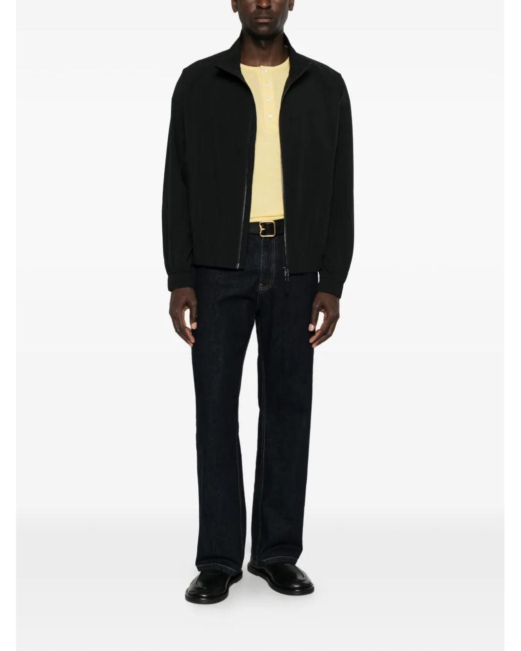 Forét Black Stream Track Jacket for men
