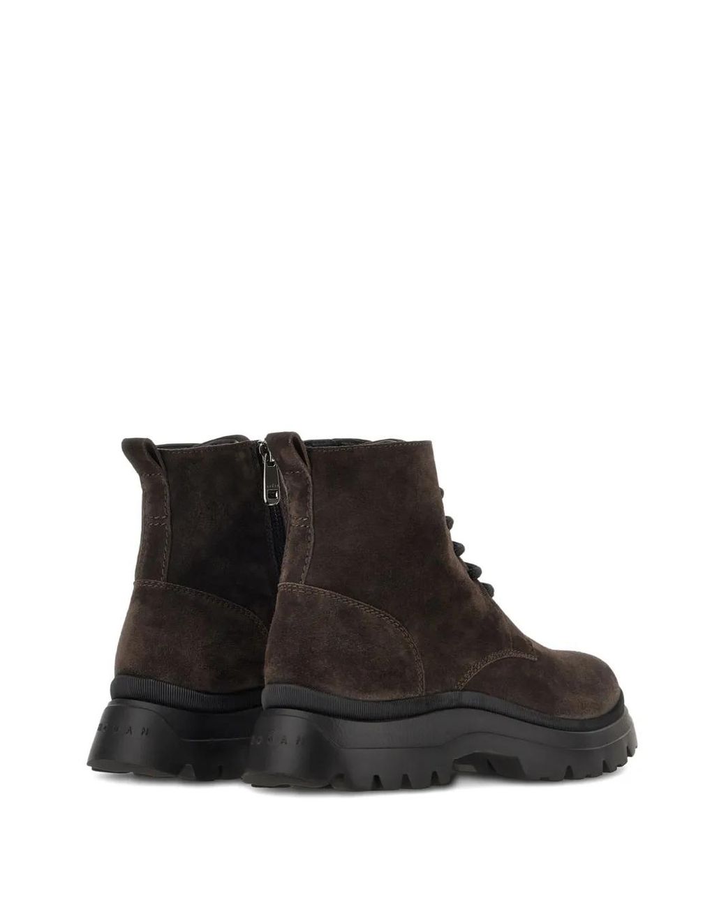 Hogan Black Suede Ankle Boots for men