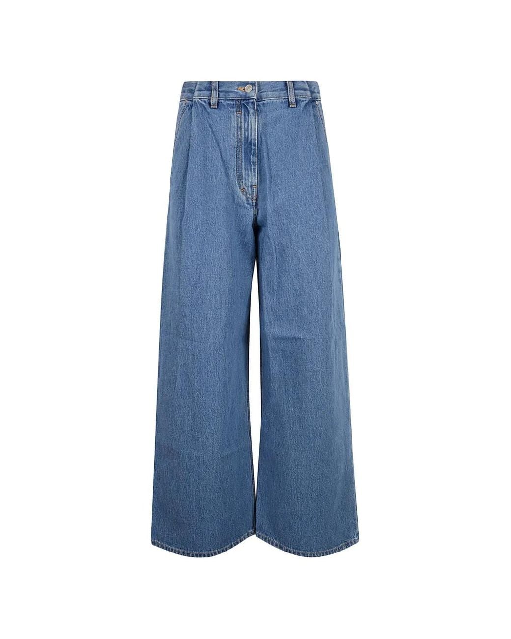 Givenchy Blue Oversized Jeans