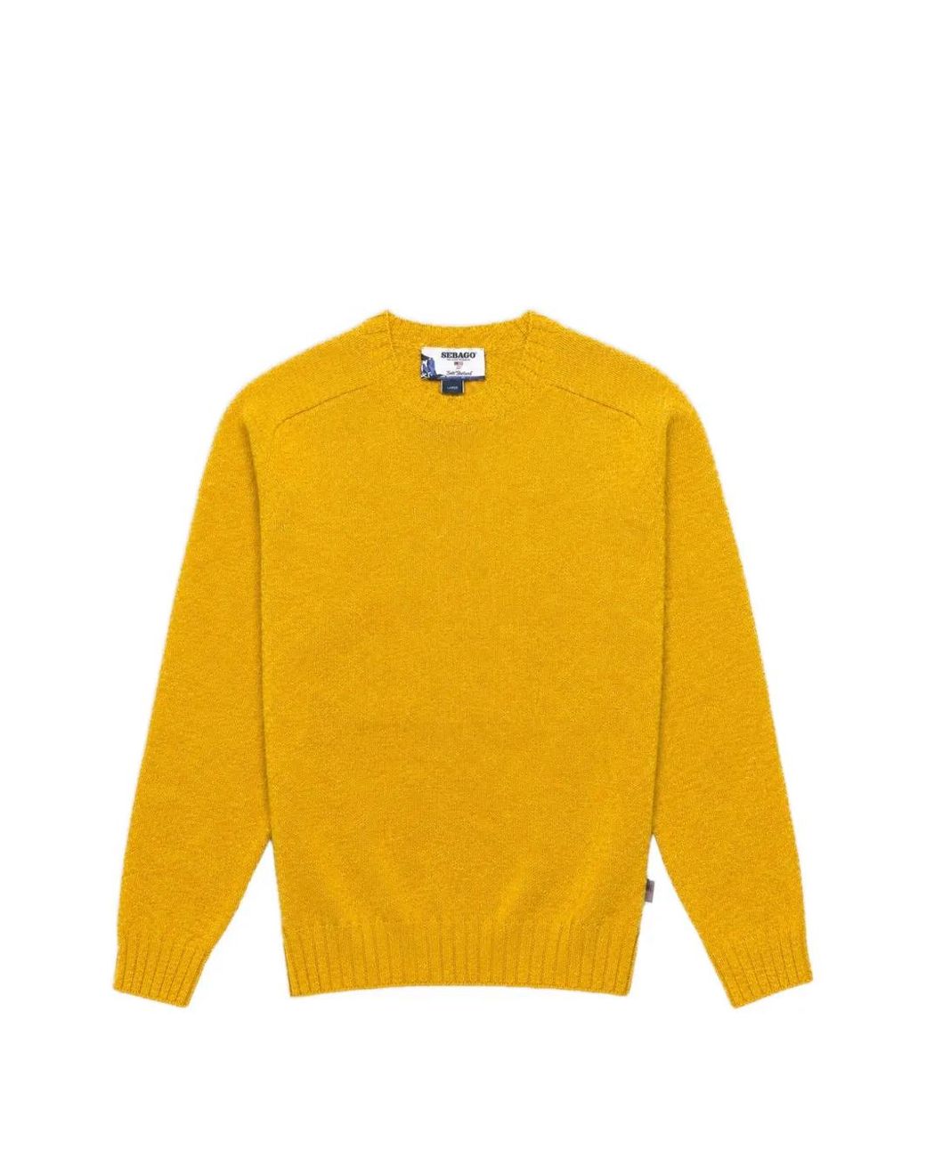 Sebago Yellow Gilead Crew-Neck Sweater for men