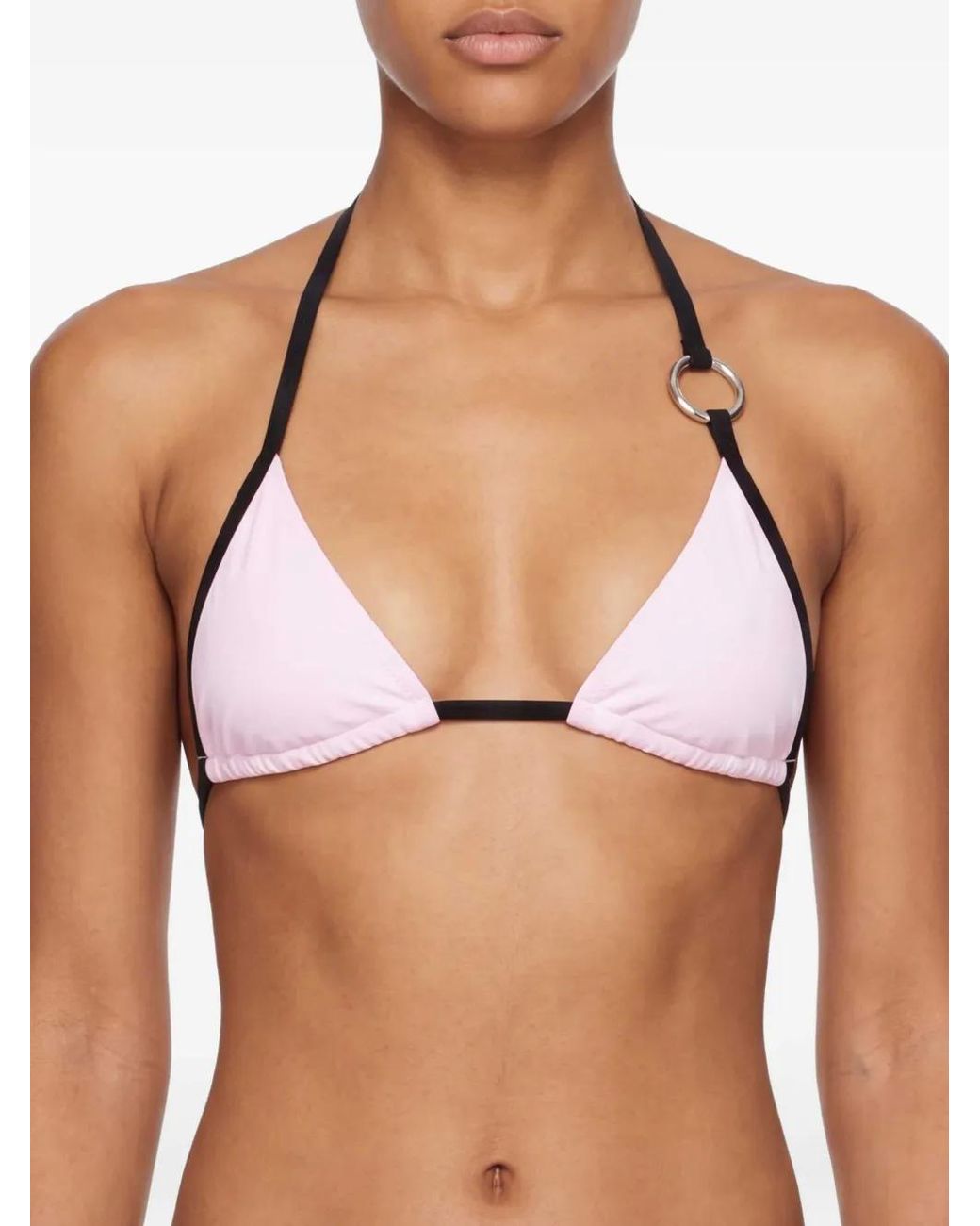Christopher Esber Pink Lacuna Bikini Top