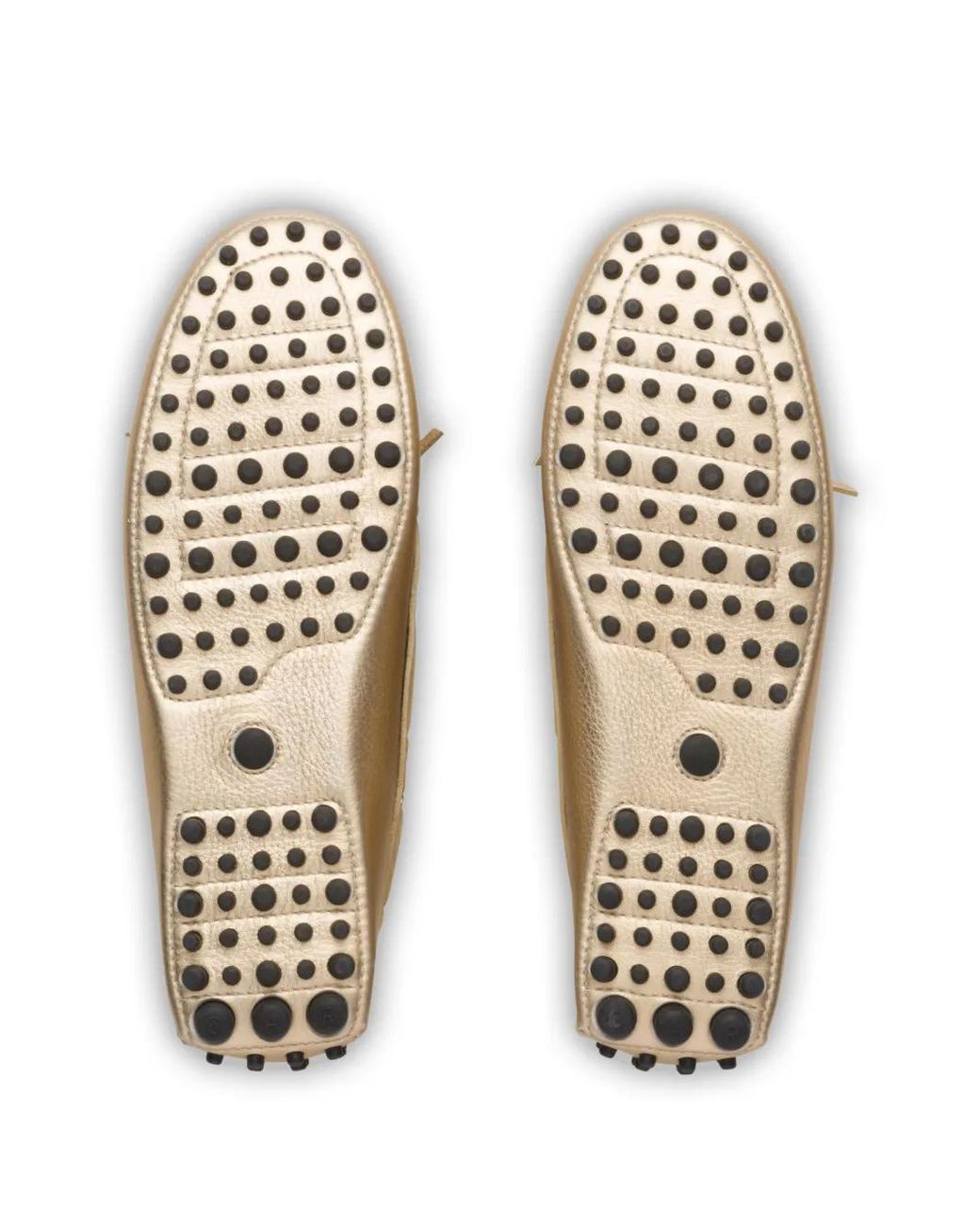 Car Shoe Natural Grained-Leather Driving Shoes