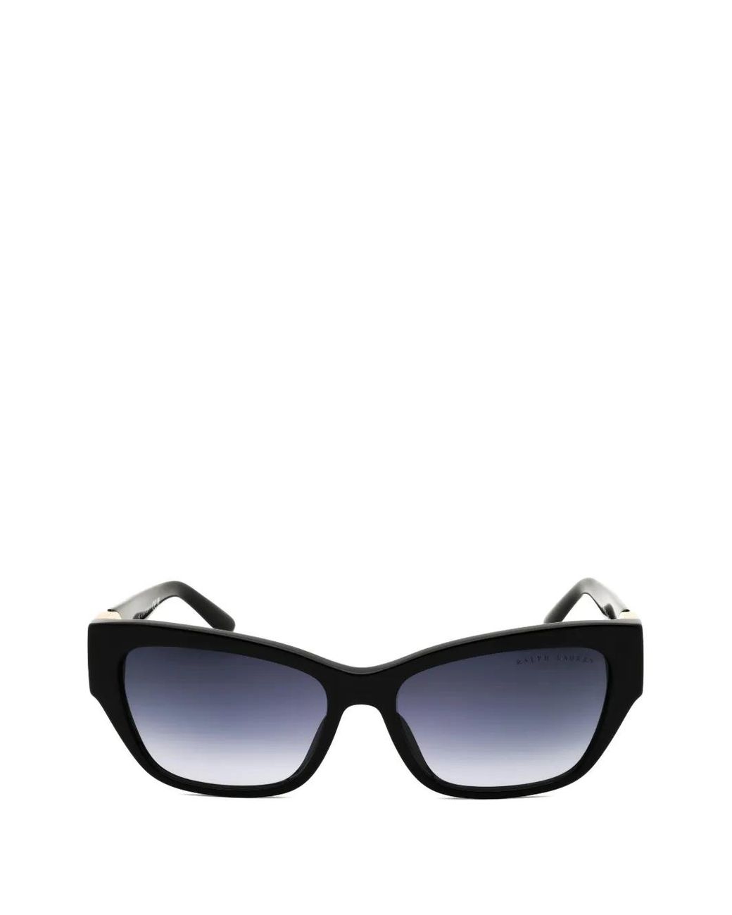 Ralph Lauren Blue Stirrup Grace Cat-Eye Sunglasses