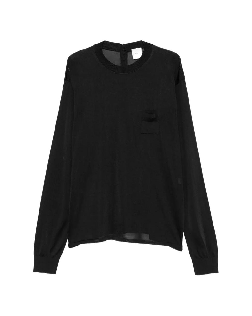 ROT Black Patch-Pocket Sweater