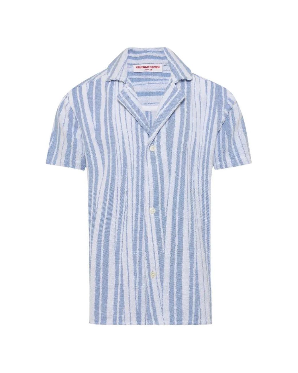 Orlebar Brown Blue Howell Shirt for men