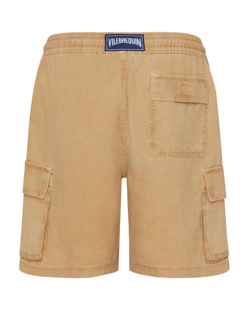 Vilebrequin Natural Cargo Pockets Swim Shorts for men