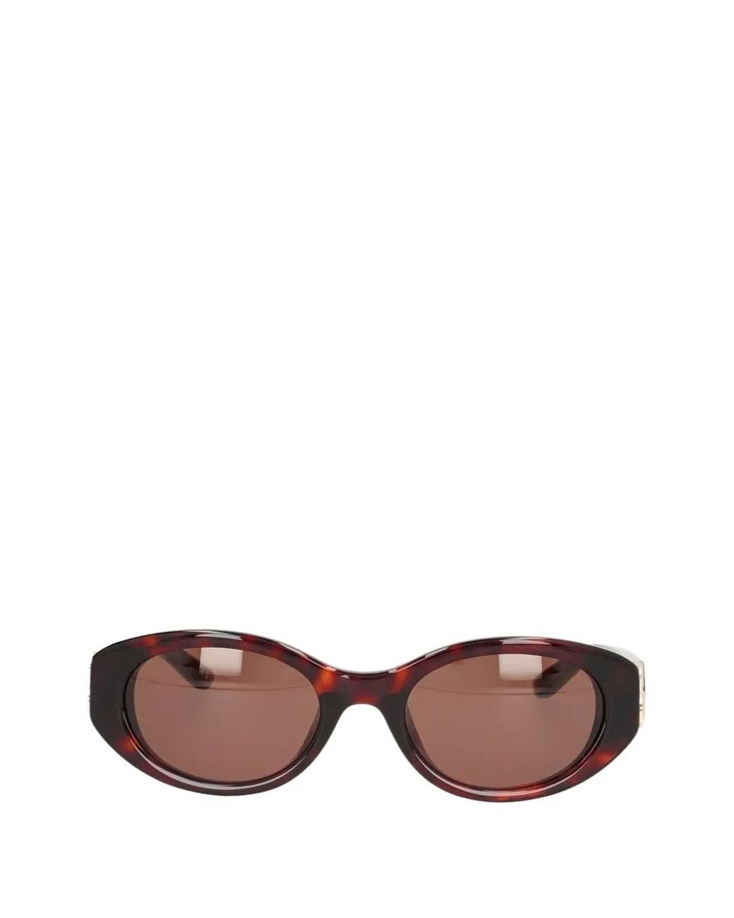 Balenciaga Pink Tortoiseshell-Effect Bb Sunglasses