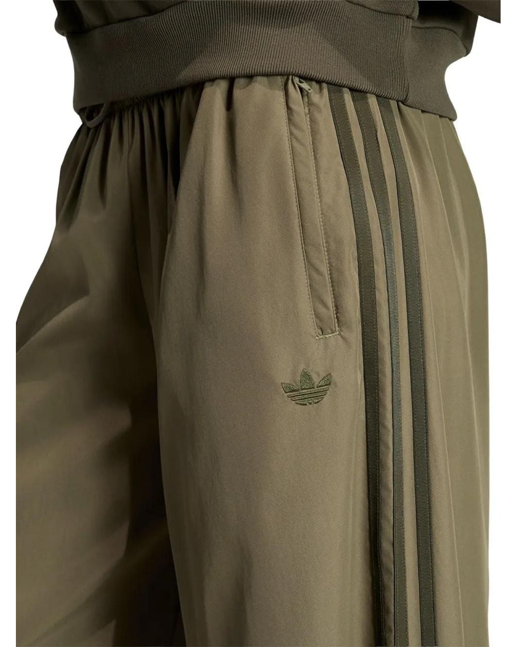 Adidas Green Firebird Adilenium Side-Stripe Track Pants