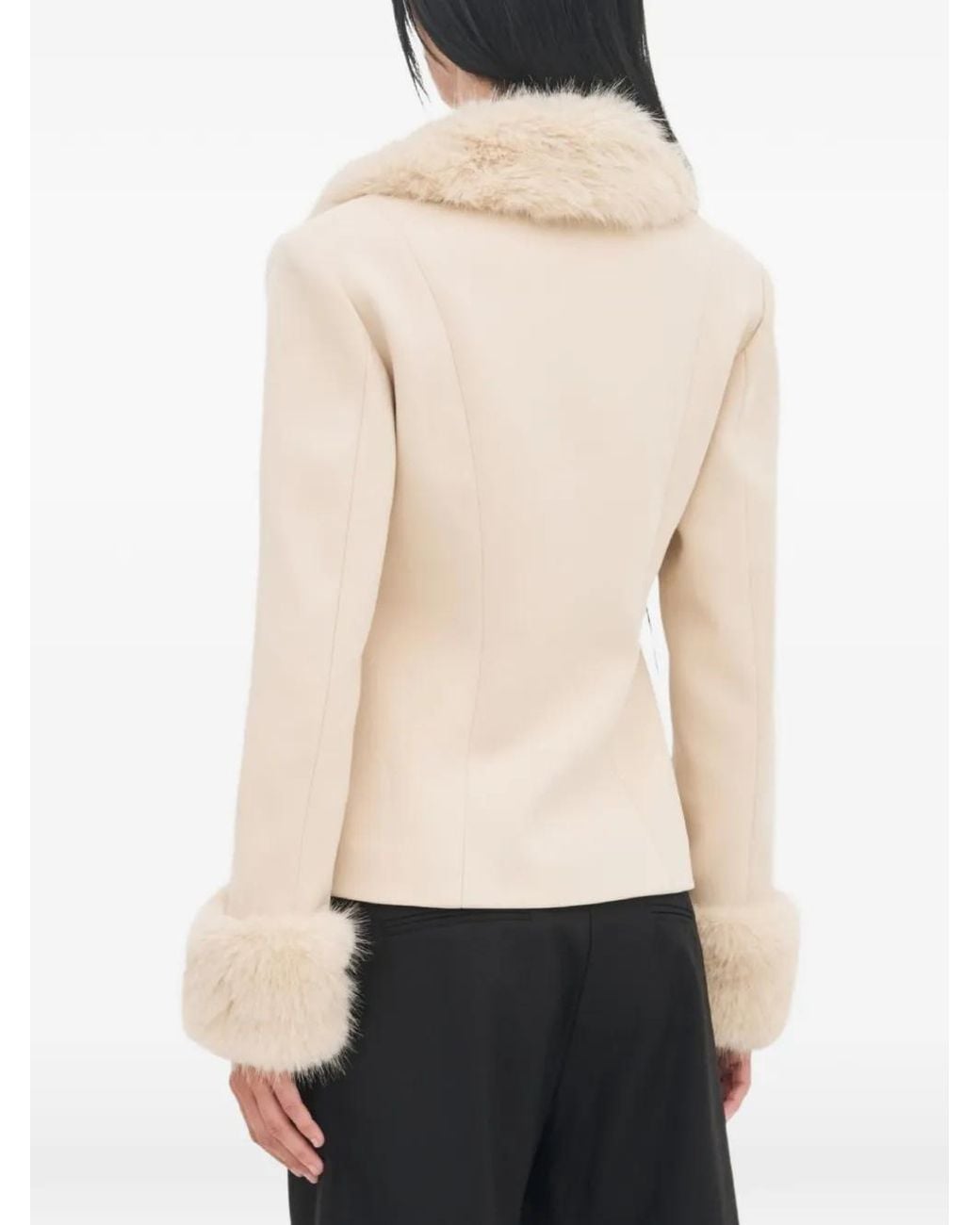 OW Collection Natural X Revolve Maeve Faux-Fur Trim Maeve Jacket