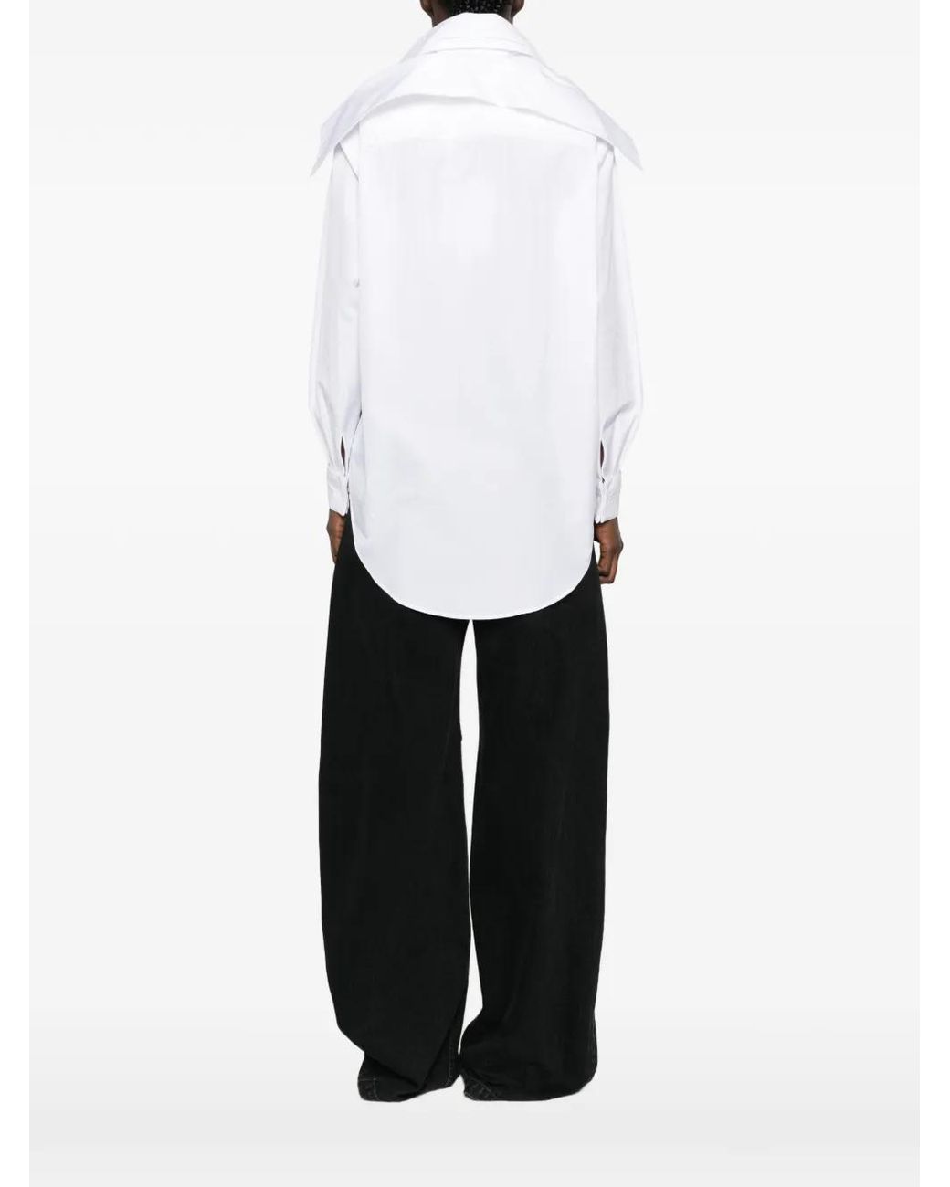 Viktor & Rolf Gelaagd Blouse in het White