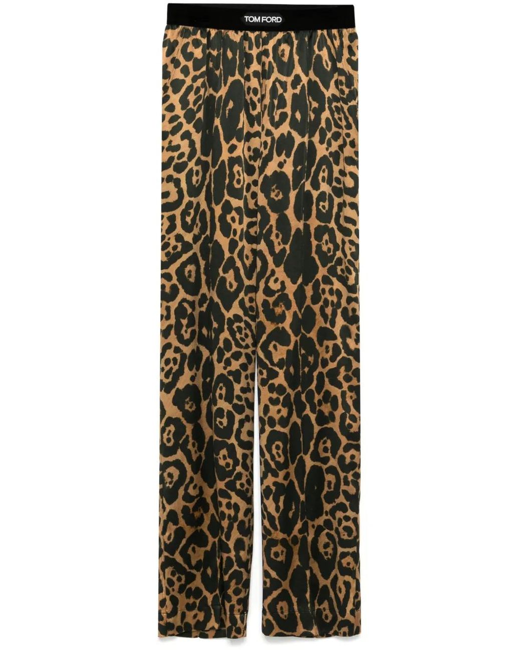 Tom Ford Broek Met Luipaardprint in het Natural