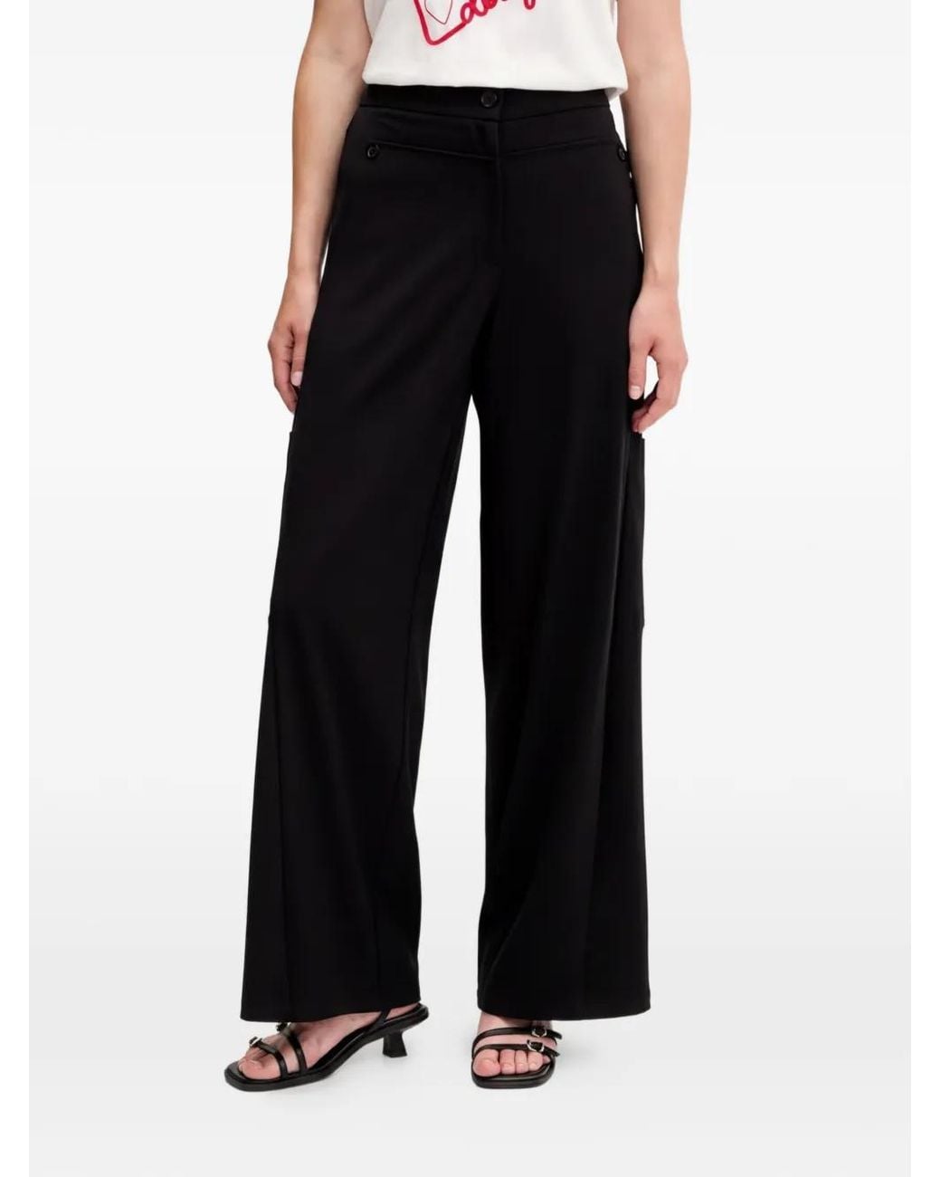 Desigual Black Balloon Tailored Trousers