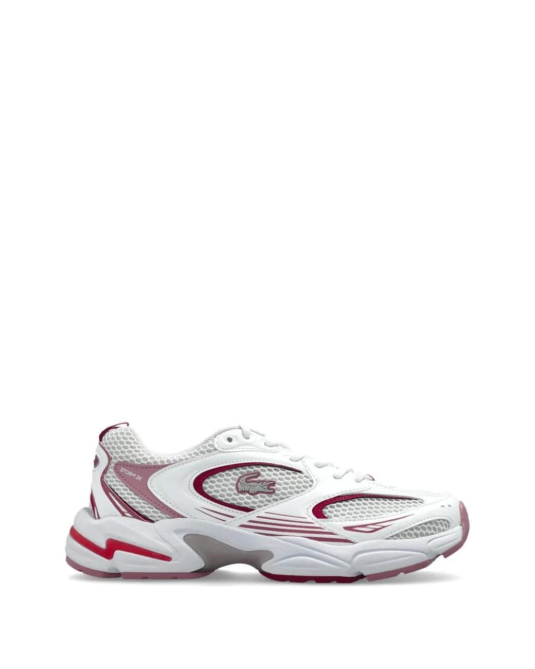 Lacoste White Sports Shoes "Storm 95 2K"