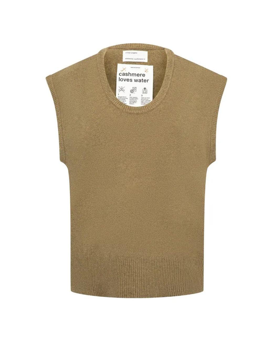 Extreme Cashmere Green Nº 512 Angele Sleeveless Sweater