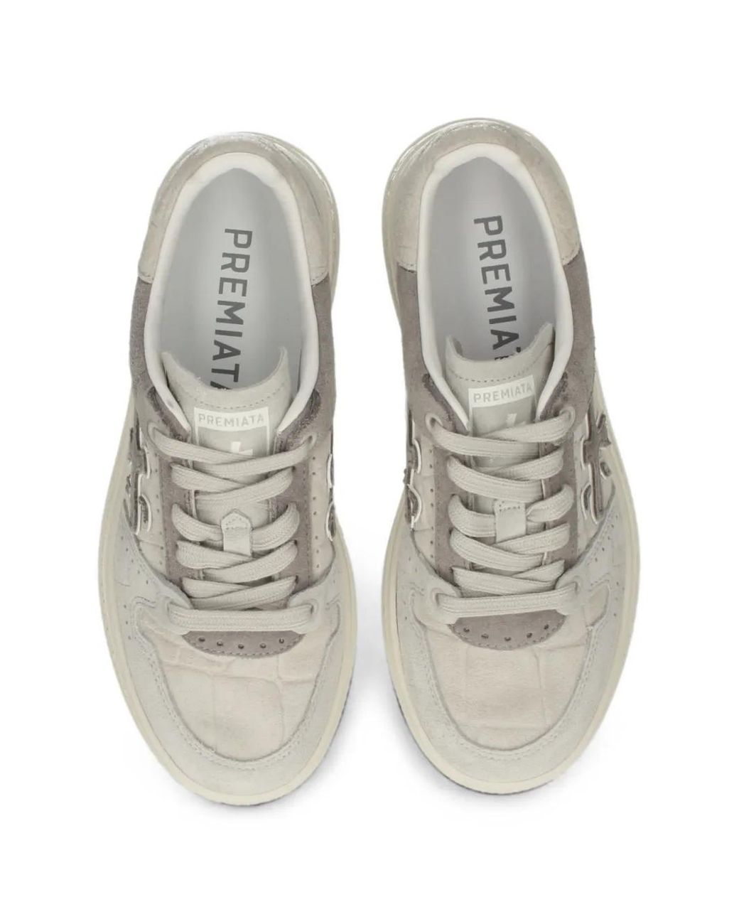 Premiata White Quinnd 8646 Sneakers