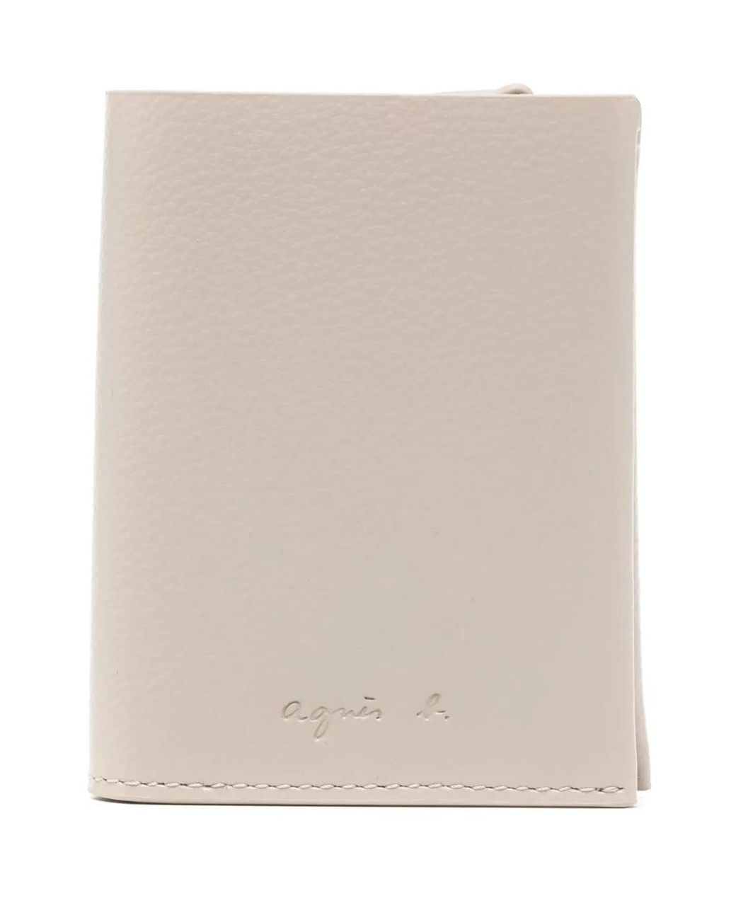 Agnes B. Natural Leather Wallet for men