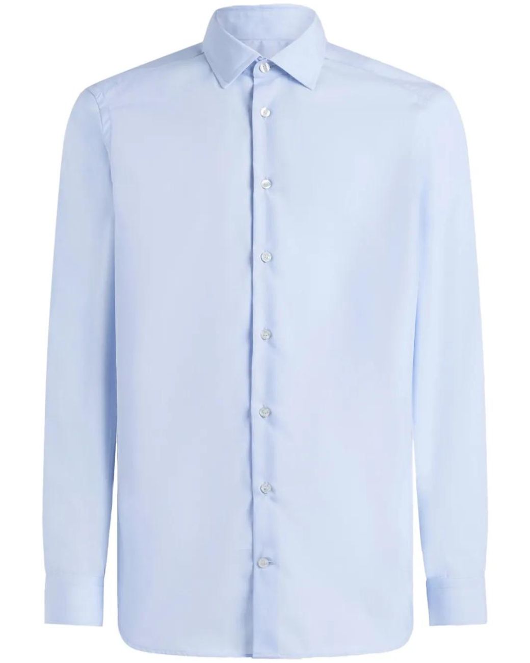 Etro Blue Cotton Shirt for men