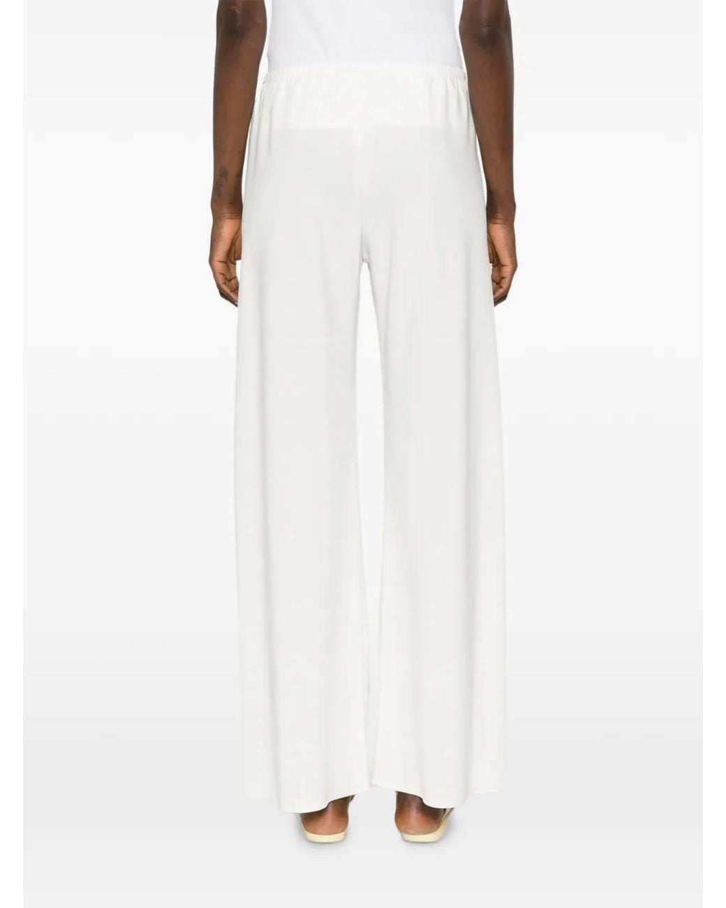 The Row White Gala Pants