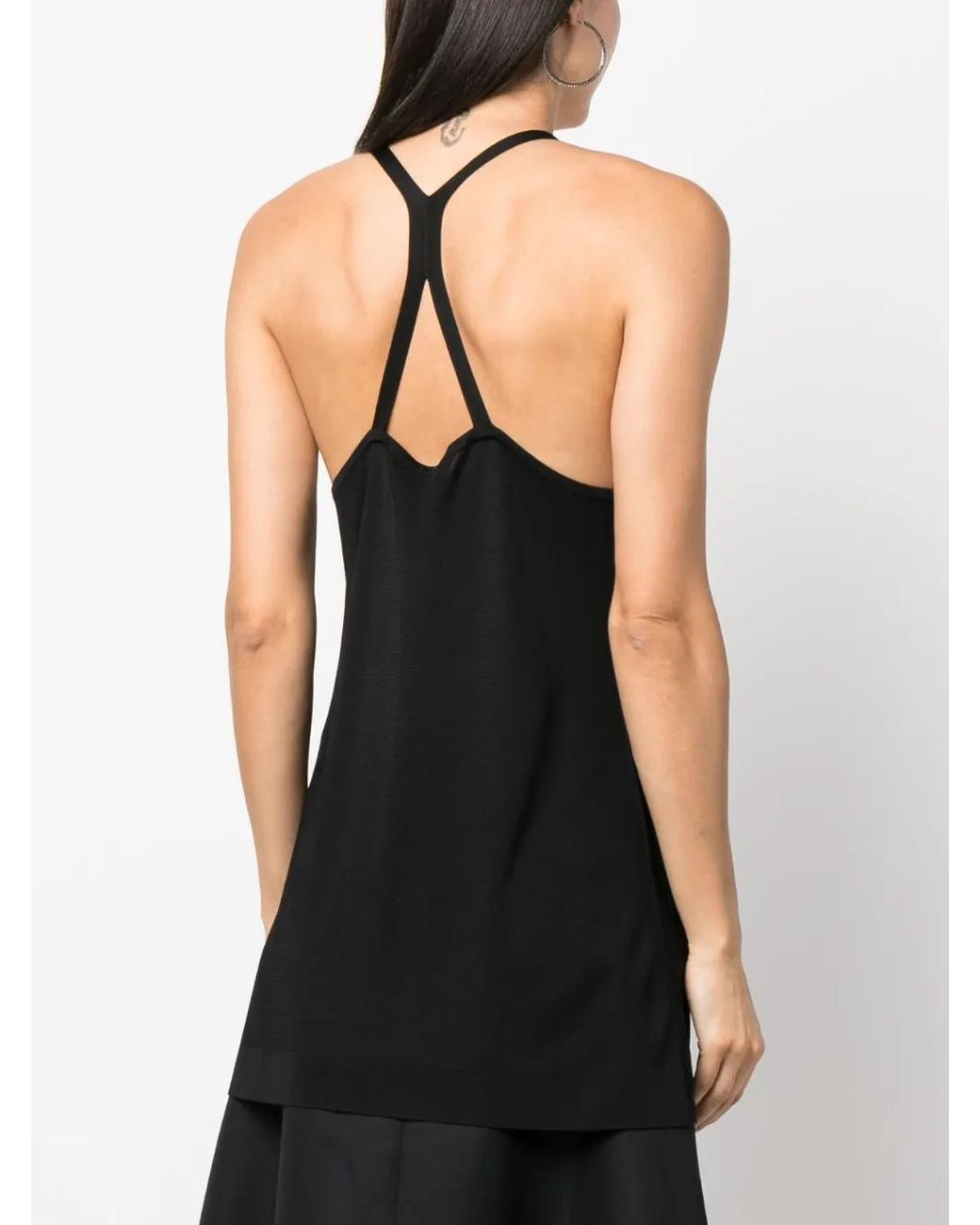Studio Nicholson Black Midori Knitted Sleeveless Top