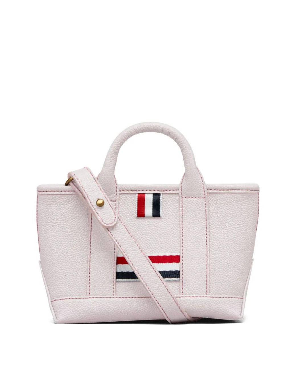 Thom Browne Pink Micro Tool Tote Bag