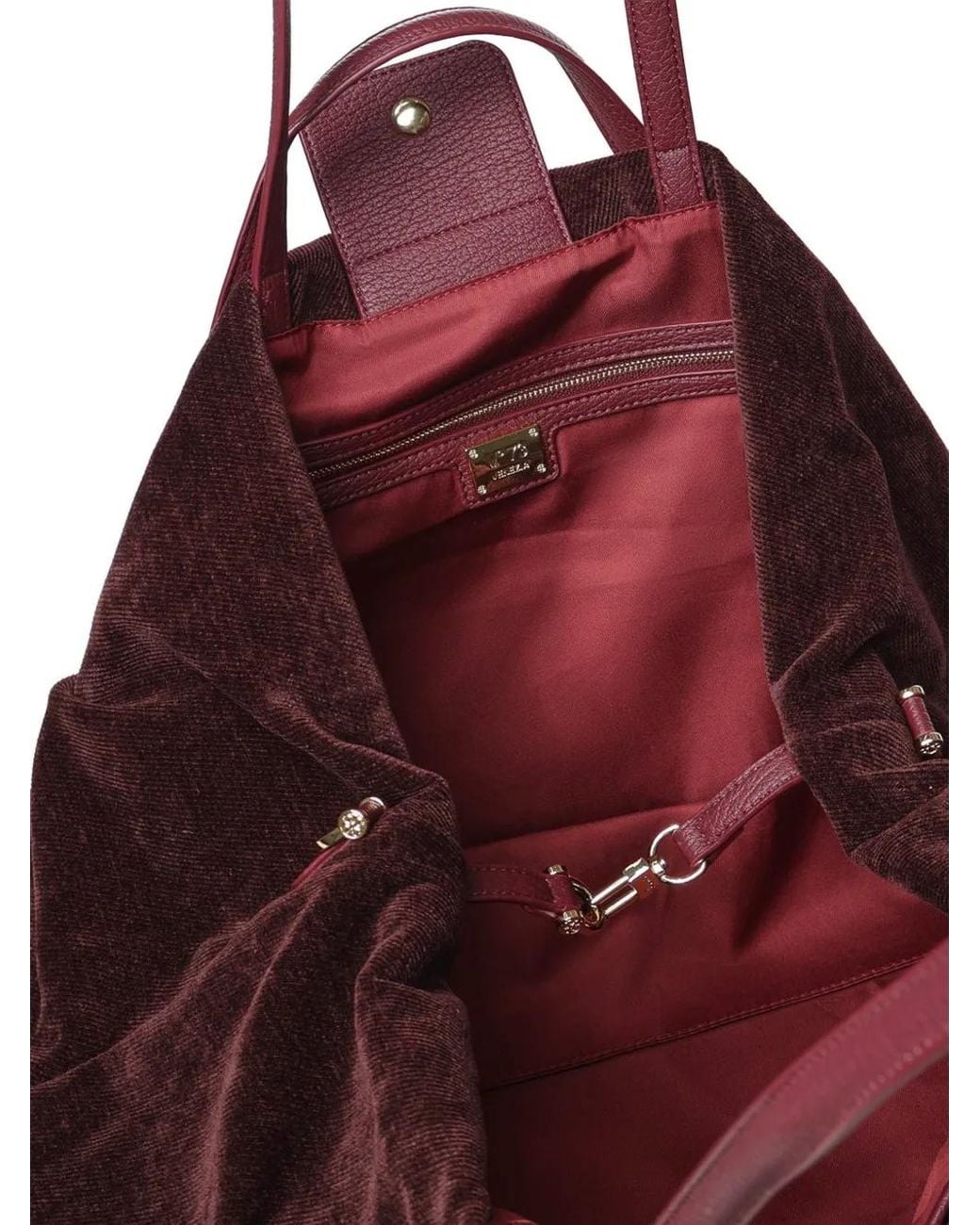 V73 Brown Sac Porté Épaule À Breloque Frangée Et Plaque Logo