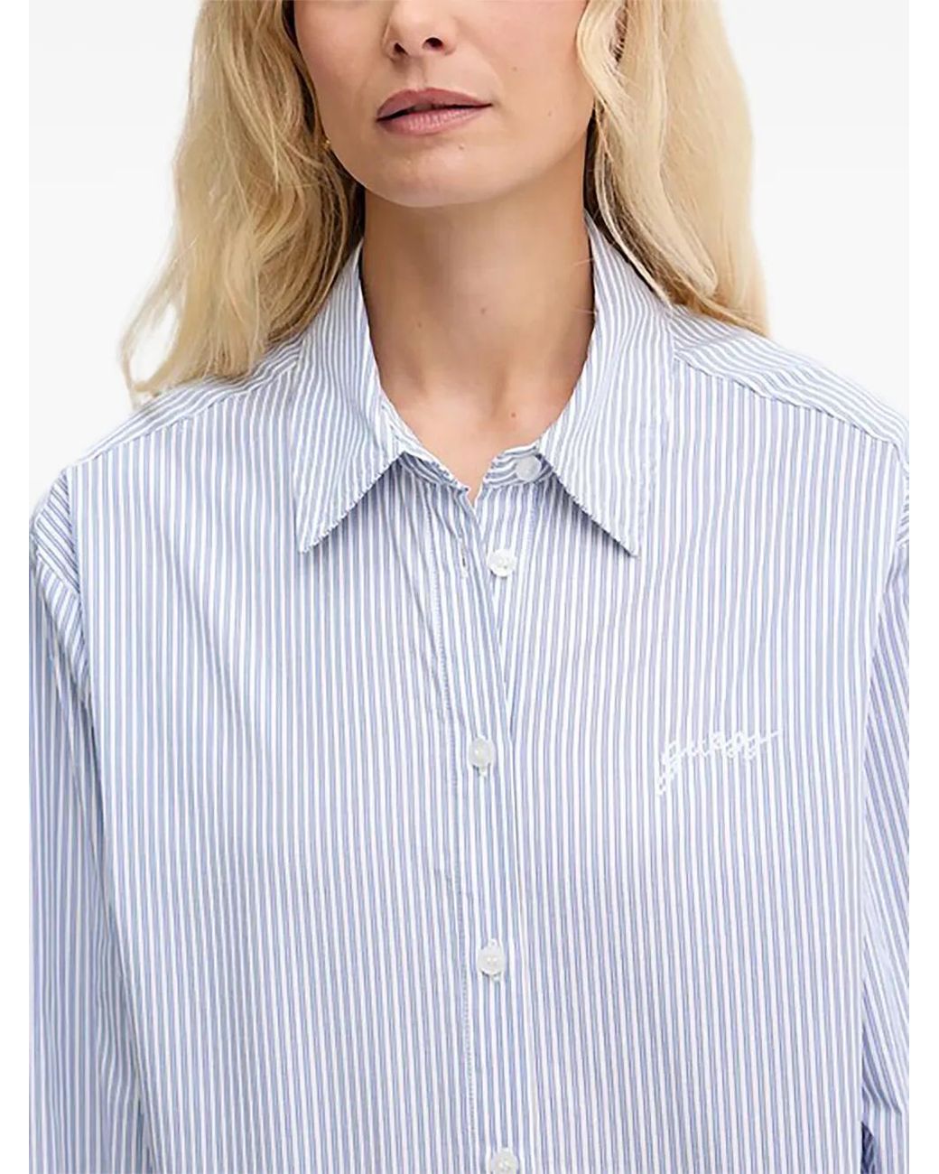 Guess Blue Chemise À Rayures