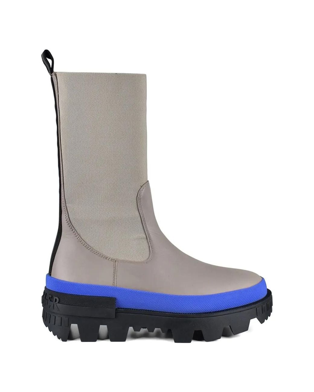 Moncler Blue Almond Point Boots