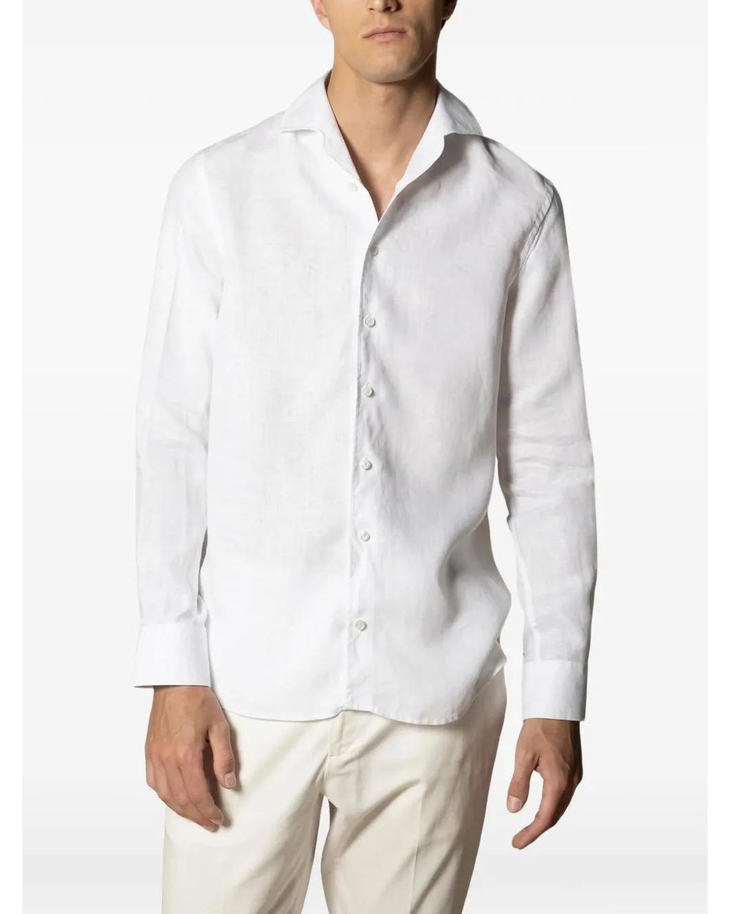 Aurélien White Seaside Shirt for men
