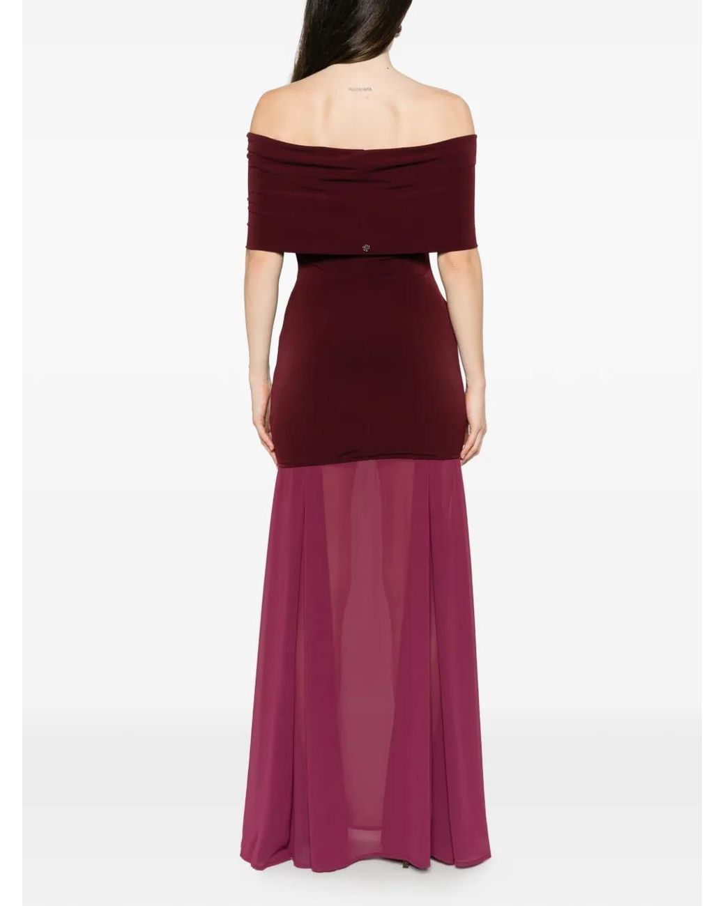 Aniye By Purple Dreams Norah Off-The-Shoulder Draped Maxi Dress