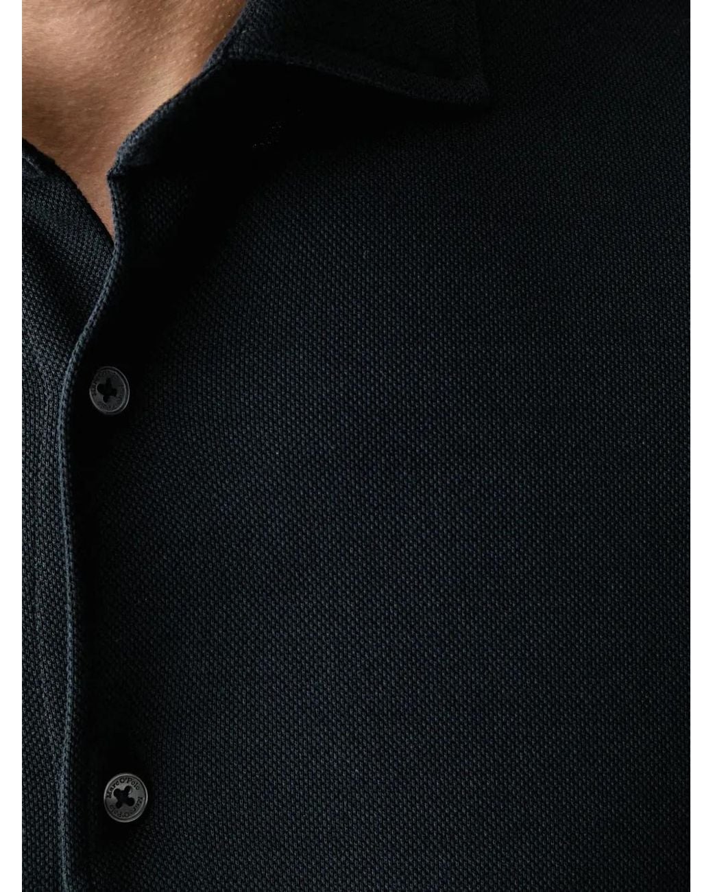 Marc O' Polo Black Long-Sleeve Cotton Shirt for men