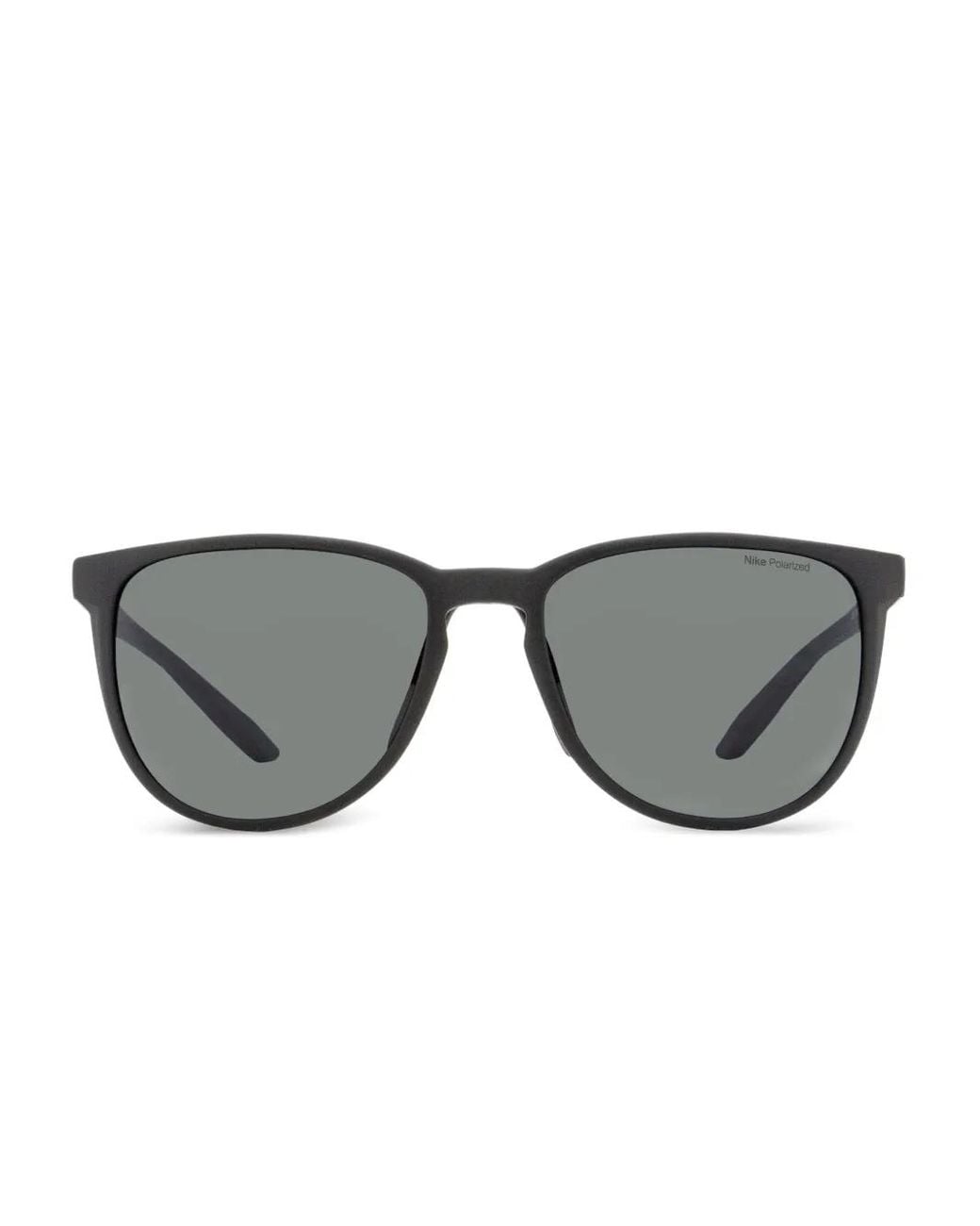 Nike Gray Oval-Frame Keyhole-Bridge Sunglasses