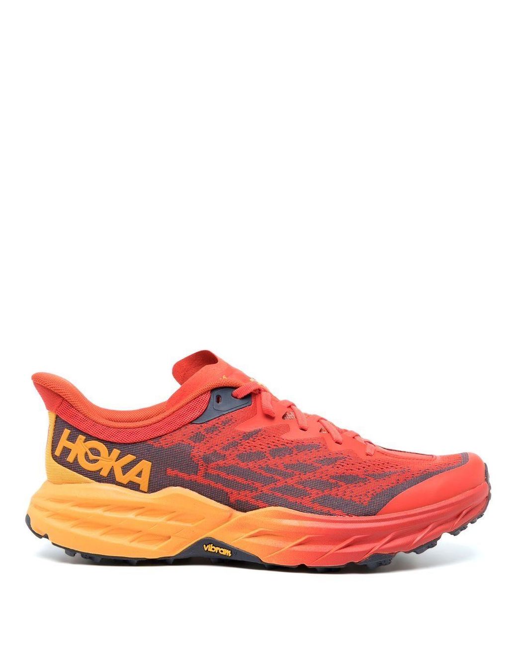Hoka One One Speed Goat 5 Sneakers in Red for Men | Lyst UK