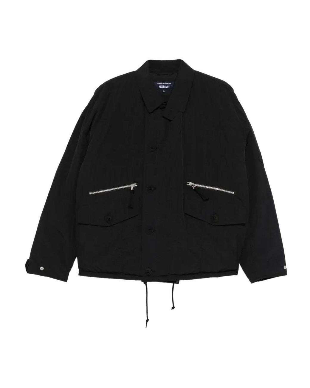 Comme des Garçons Black Zip-Pocket Puffer Jacket for men