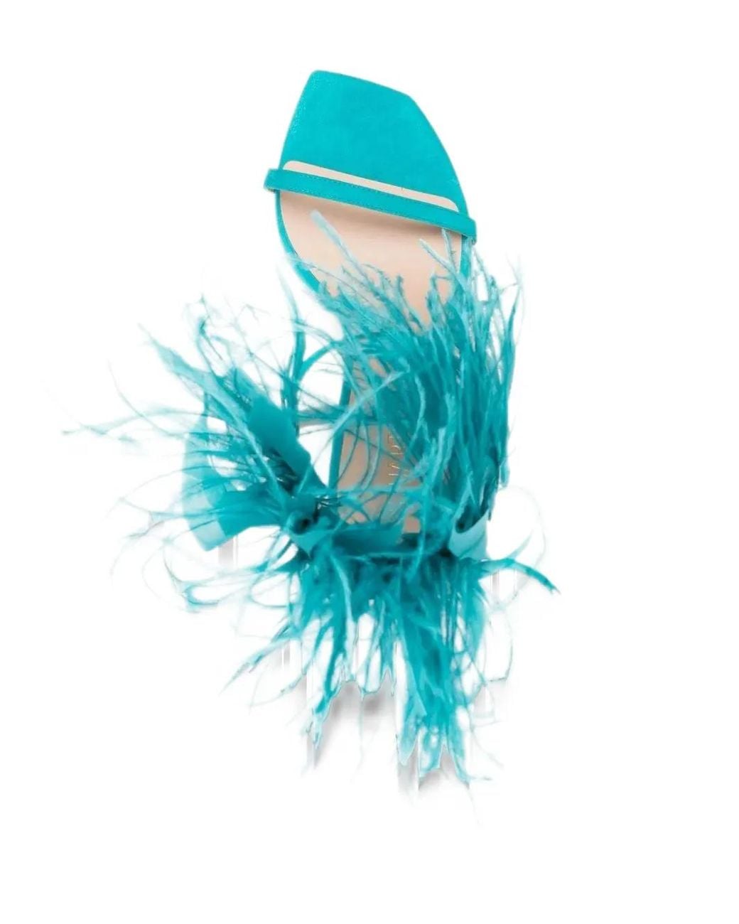 Stuart Weitzman Blue Plume 100 Sandal
