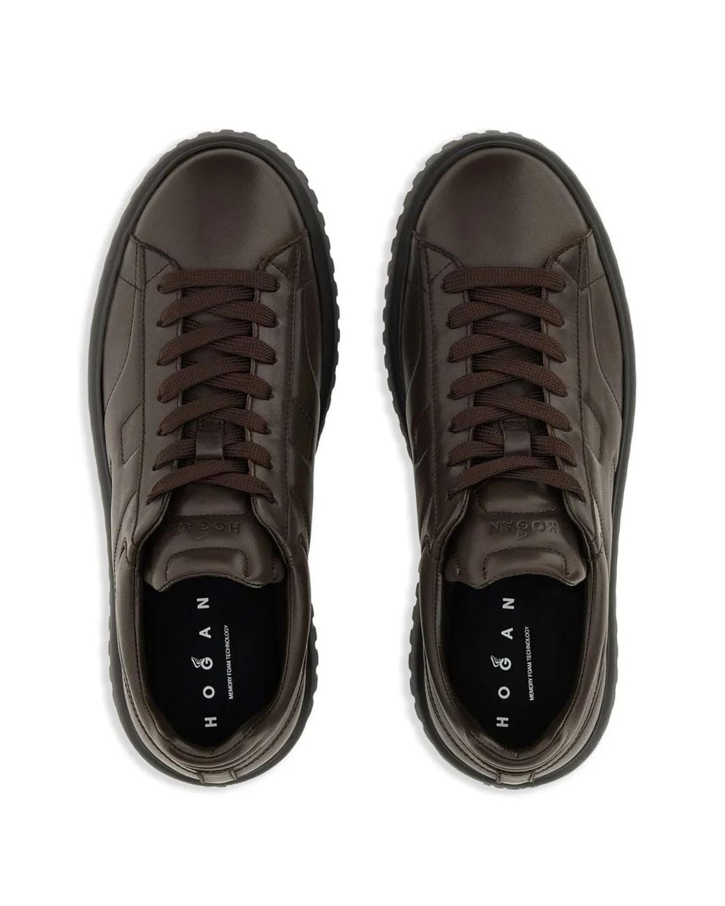 Hogan Black H-Stripes Sneakers for men