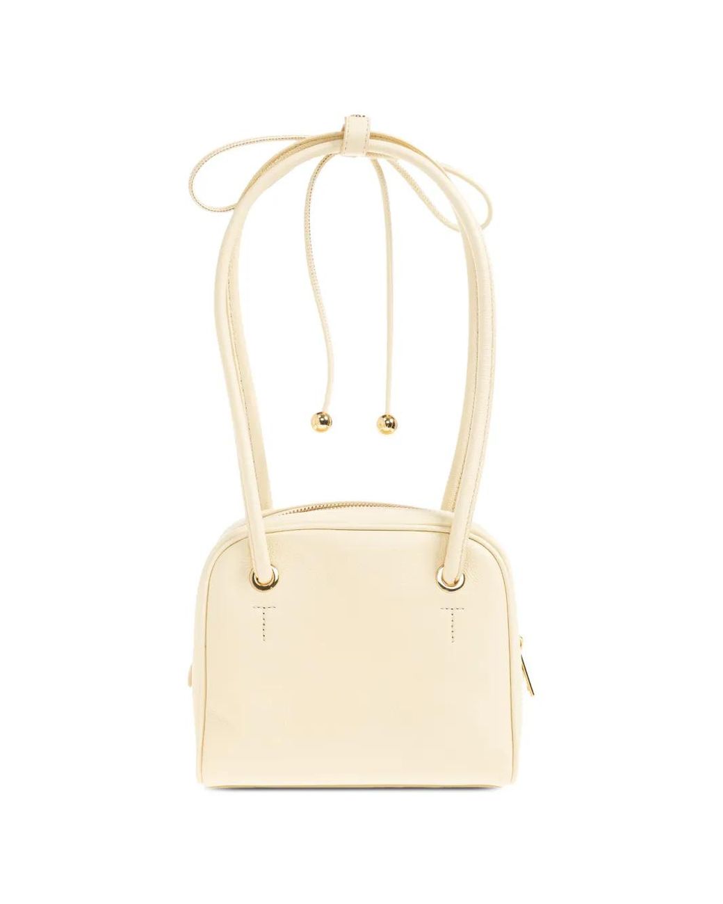 Furla Natural Poppy Grained-Leather Shoulder Bag