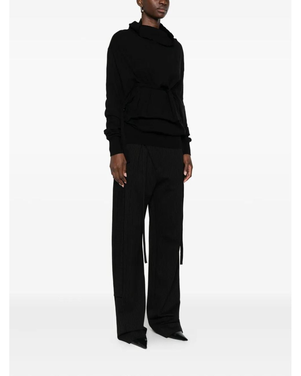 OTTOLINGER Black Upside Down Sweater