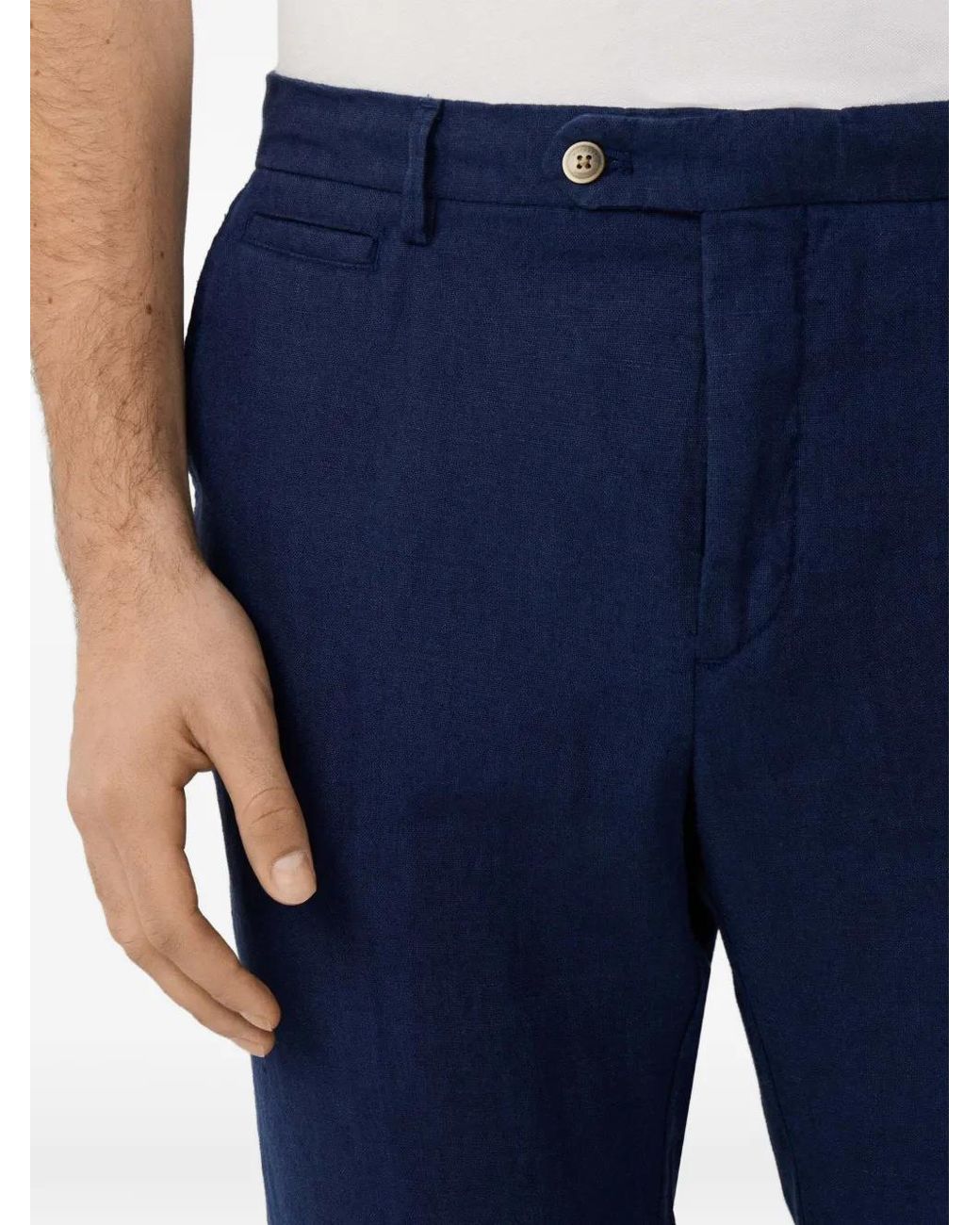 Pantalones Kensington Hackett de hombre de color Blue