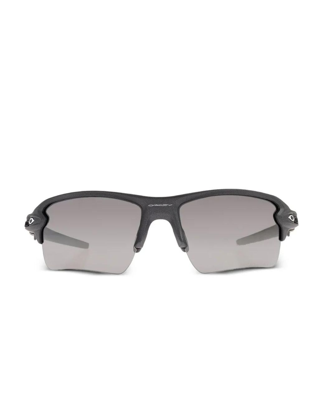 Oakley Gray Rimless Shield Sunglasses for men