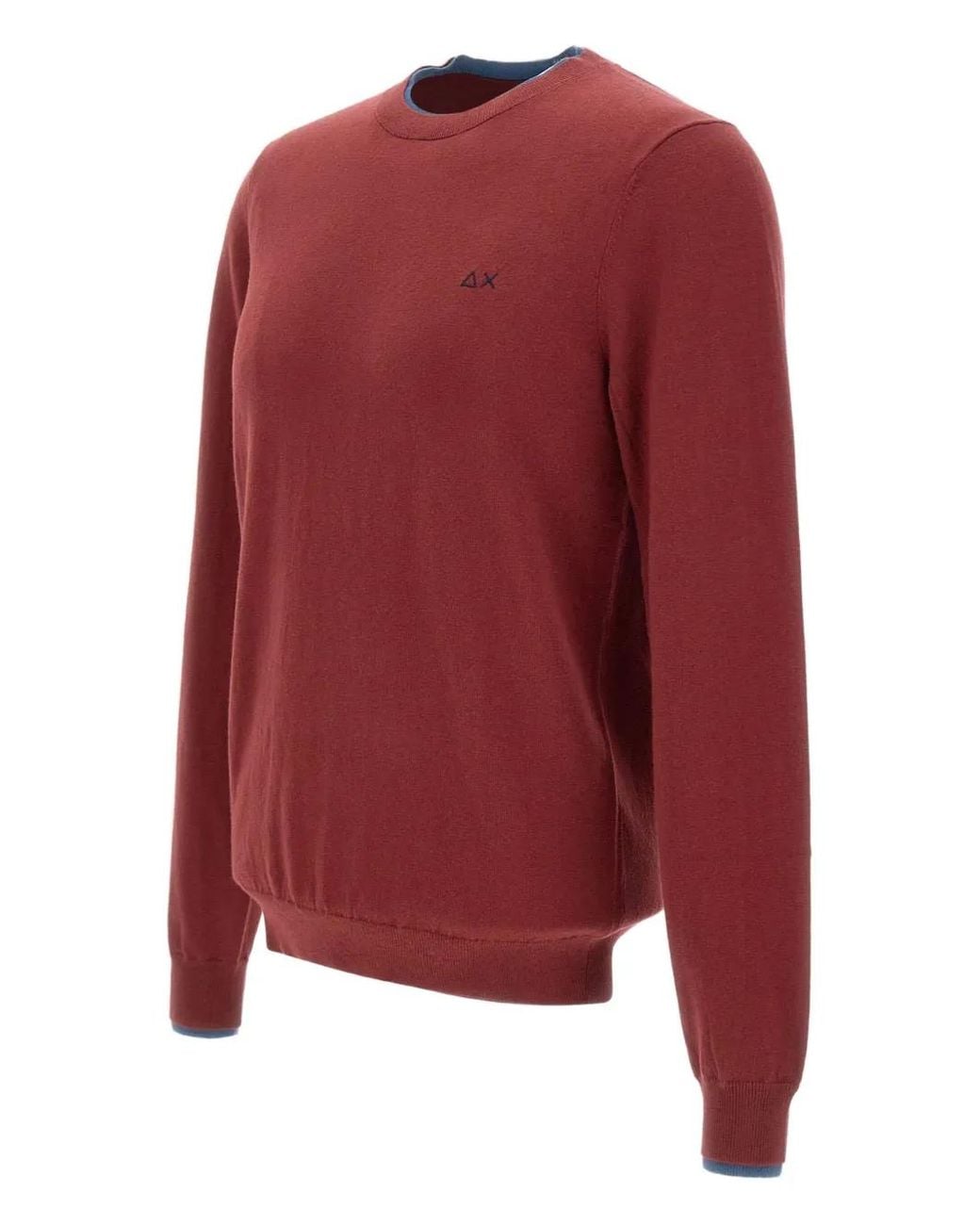 Sun 68 Red Crew-Neck Sweater for men