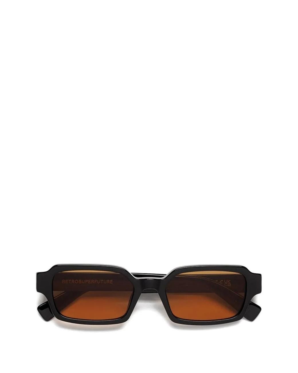 Retrosuperfuture White Carino Refined Rectangle-Frame Sunglasses