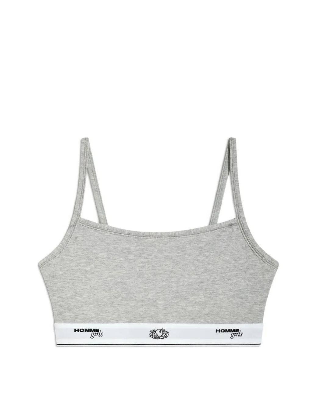 HOMMEGIRLS Blue Logo-Underband Bralette (Set Of Three)