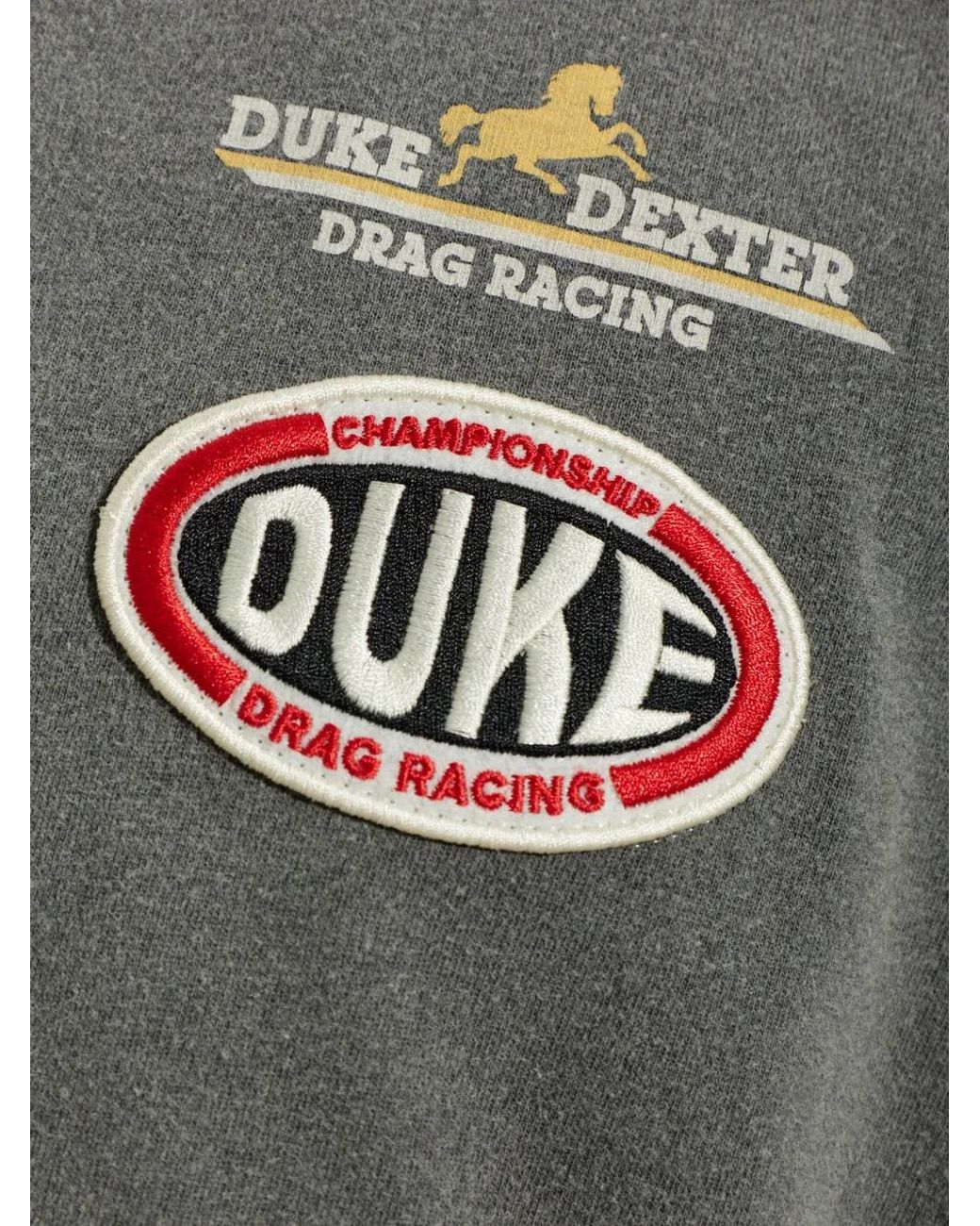 Duke & Dexter Langarmshirt Mit Patch in Gray für Herren