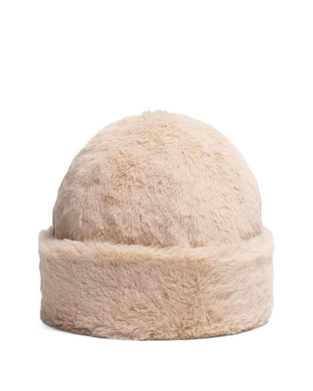 Rag & Bone Natural Kennedy Faux-Fur Hat